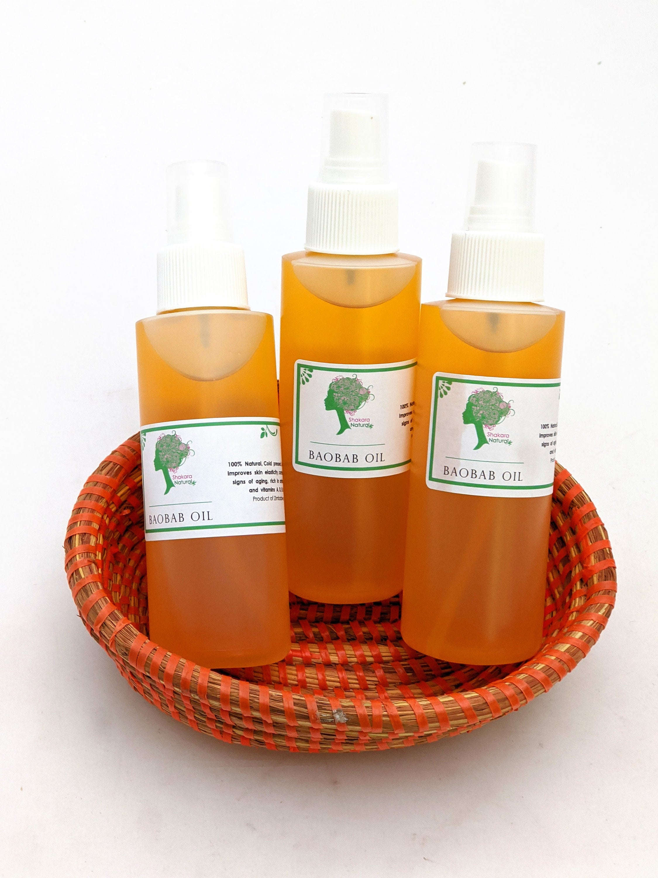 100% Pure unrefined cold pressed Baobab oil