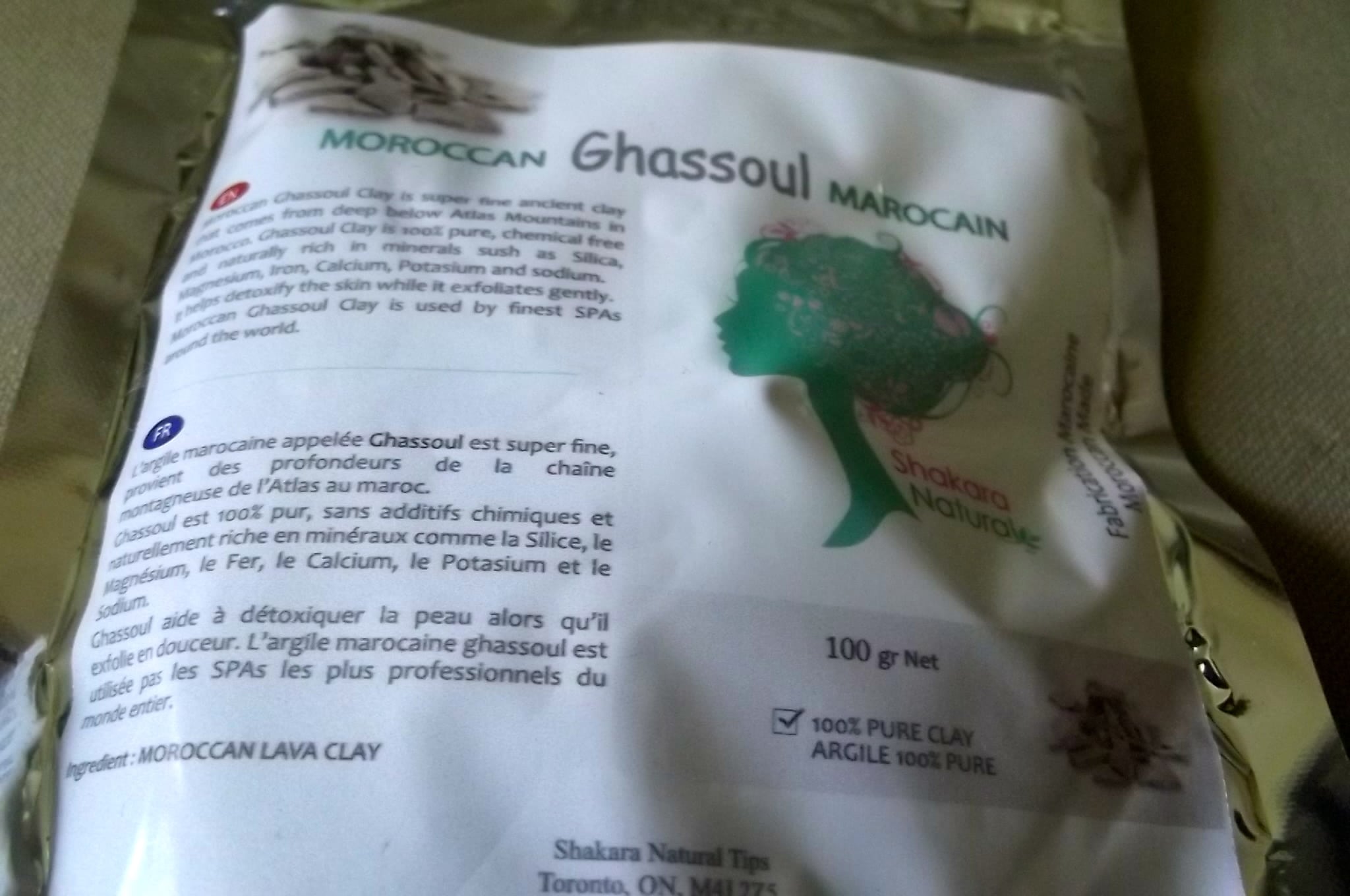 moroccan ghassoul clay